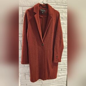 Rachel Zoe Women's Rust Coat, Size L